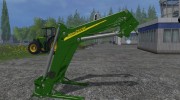 John Deere FrontLoader для Farming Simulator 2015 миниатюра 4