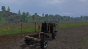 ГАЗ 66 Лесовоз для Farming Simulator 2015 миниатюра 3