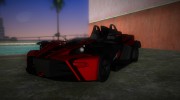 KTM X-BOW R для GTA Vice City миниатюра 1