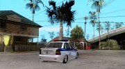 Ваз 2170 Полиция для GTA San Andreas миниатюра 4