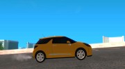 Citroen DS3 2010 for GTA San Andreas miniature 5