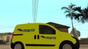 Fiat Fiorino Почта para GTA San Andreas miniatura 4
