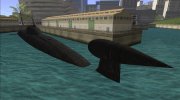 Akula-Class Submarine для GTA San Andreas миниатюра 2