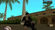 Джилл в короткой чёрной одежде for GTA San Andreas miniature 4
