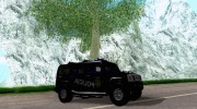 Hummer H2 G.E.O.S. (Police Spain) для GTA San Andreas миниатюра 4