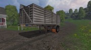 SHA Trailer WSB for Farming Simulator 2015 miniature 1