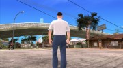 Skin HD GTA V Online в рубашке с галстуком for GTA San Andreas miniature 6