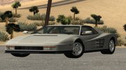 1987 Ferrari Testarossa (US-Spec) para GTA San Andreas miniatura 1