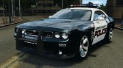 Dodge Challenger SRT8 392 2012 Police [ELS + EPM] для GTA 4 миниатюра 1