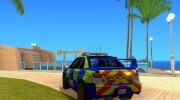 Subaru Impreza WRX STi UK Police 2006 для GTA San Andreas миниатюра 3