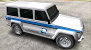 GTA V Benefactor Dubsta Jurassic World Paintjob para GTA San Andreas miniatura 3