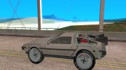 DeLorean DMC-12 (BTTF1) para GTA San Andreas miniatura 2