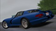 Dodge Viper RT-10 1992 v1.1 (HQLM) для GTA San Andreas миниатюра 2