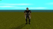 Шепард в униформе Цербера из Mass Effect 2 для GTA San Andreas миниатюра 2