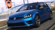 Volkswagen Golf VII R 2017 para GTA 5 miniatura 1