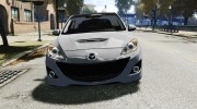 Mazda Speed 3 2010 для GTA 4 миниатюра 6
