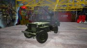 1945 Willys MB Jeep para GTA San Andreas miniatura 1