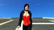 Ada Wong Sexy Jacket Corset для GTA San Andreas миниатюра 3