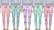 Tumblr Themed Leggings Pack Twelve for Sims 4 miniature 1