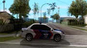 Mitsubishi Lancer Police Indonesia для GTA San Andreas миниатюра 5