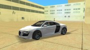 Audi R8 V10 TT Black Revel for GTA Vice City miniature 6