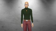 Victor Turtleneck Sweater для Sims 4 миниатюра 3