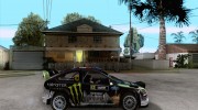 Ford Focus RS Monster Energy para GTA San Andreas miniatura 5