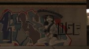 Граффити - Девушка гангстер for GTA San Andreas miniature 3