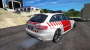 Audi RS4 Avant (B8) Hungarian Fire Dept for GTA San Andreas miniature 3