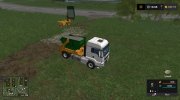 MAN skip truck with container (v1.0 Pummelboer) para Farming Simulator 2017 miniatura 8