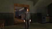 Tony Montana Black suit para GTA San Andreas miniatura 2