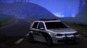 2003 Volkswagen Golf MK4 R32 Liberty City Police Custom for GTA San Andreas miniature 3
