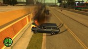 Пешеходы будут пугаться горящих авто для GTA San Andreas миниатюра 3
