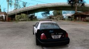 Ford Crown Victoria Oklahoma Police para GTA San Andreas miniatura 3