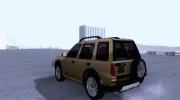 Landrover Freelander для GTA San Andreas миниатюра 2
