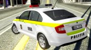 2016 Skoda Rapid - Police Republic Moldova для GTA San Andreas миниатюра 2