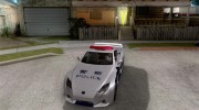 Lexus LF-A China Police для GTA San Andreas миниатюра 1