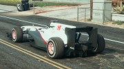 Sauber F1 для GTA 5 миниатюра 3