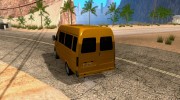 ГАЗель 2705 маршрутное такси для GTA San Andreas миниатюра 3