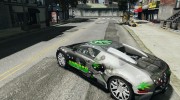 Bugatti Veyron 16.4 v1.0 new skin для GTA 4 миниатюра 3