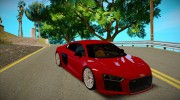 Audi R8 V10 Plus 2017 для GTA San Andreas миниатюра 7