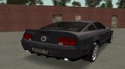 Ford Mustang Shelby GT500 2007 для GTA San Andreas миниатюра 2