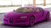 Bugatti Chiron 2020 для GTA San Andreas миниатюра 1