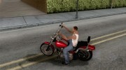 Harley Davidson softail Skin 1 для GTA San Andreas миниатюра 2