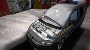 Volkswagen Caddy Magyar Rendőrség для GTA San Andreas миниатюра 6
