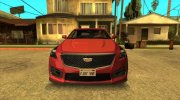 2018 Cadillac CTS-V Lowpoly для GTA San Andreas миниатюра 4