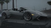 Lamborghini Huracan LP610-4 Spyder Duke Dynamics для GTA San Andreas миниатюра 6
