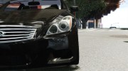 Infiniti G37 Coupe Sport для GTA 4 миниатюра 12