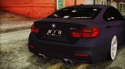 BMW M4 Stance 2014 для GTA San Andreas миниатюра 8