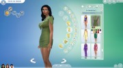 Платье Madlen Lucia Dress для Sims 4 миниатюра 9
